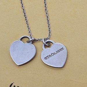 Tiffany & co mini heart necklace